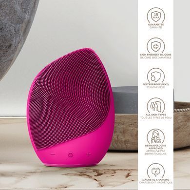 Електронна ультразвукова щітка для обличчя GESKE Sonic Facial Brush 5в1 magenta HB0065 фото Купити Електронна ультразвукова щітка для обличчя GESKE Sonic Facial Brush 5в1 magenta  GESKE 1 279 грн