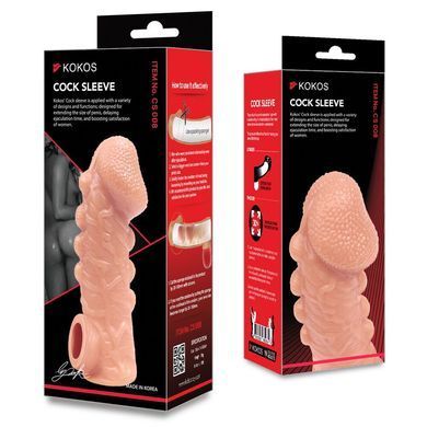 Насадка на член Kokos Cock Sleeve CS 008 M SX1465 фото Купить   Kokos (Південна Корея) 618 грн