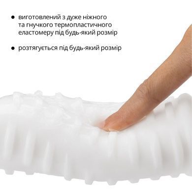Мастурбатор Otouch DECOR 1-A, утолщенный TPE, эффект всасывания, спиральные выступы SO9374 фото Купить   Otouch (Китай) 553 грн