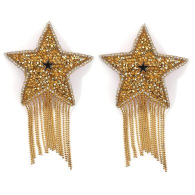 Пэстис-звезды с бахромой JSY Nipple Sticker RT236112 Gold, стикеры SO9279 фото Купить   JSY (Китай) 424 грн