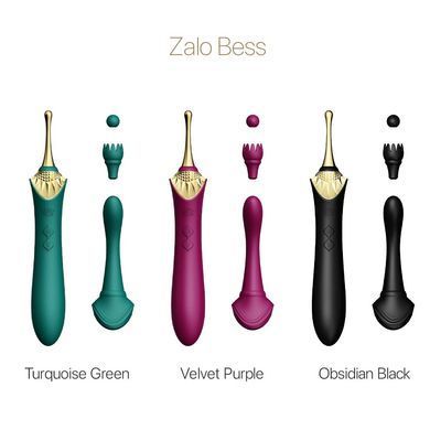 Вагінально-кліторальний вібратор Zalo &mdash; Bess Turquoise Green, багатофункціональний із насадками SO6652 фото Купити Вагінально-кліторальний вібратор Zalo &mdash; Bess Turquoise Green, багатофункціональний із насадками  Zalo (США) 4 222 грн