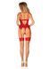 Комплект корсет и стринги Obsessive Ingridia corset & thong XS/S, красный SO9028 фото 7