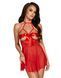 Бебі-дол Kissable Sexy Kiss Babydoll Red L/XL SX1953 фото 1