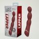 Вибратор классический гибкий Chisa Lust Ripple Lapper, бордовый &mdash; фото 1