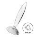 Стеклянная анальная пробка Satisfyer Sparkling Crystal, очень прочная, термостойкая SO8788 фото 1