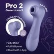 Вакуумный клиторальный стимулятор Satisfyer Pro 2 Generation 3 with Liquid Air Connect App Lilac SO8405 фото Купить   Satisfyer (Німеччина) 2 854 грн