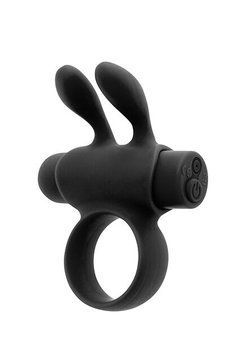 Ерекційне віброкільце S Pleasures Premium Rabbit Ring, чорне, зі знімною віброкулею та вушками SX1608 фото Купити Ерекційне віброкільце S Pleasures Premium Rabbit Ring, чорне, зі знімною віброкулею та вушками  S Pleasures (Іспанія) 1 459 грн