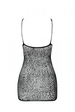 Ажурна мінісукня на тонких бретелях Passion BS096 One Size, black, плетіння на грудях SO8929 фото Купити Ажурна мінісукня на тонких бретелях Passion BS096 One Size, black, плетіння на грудях  Passion (Польща) 803 грн