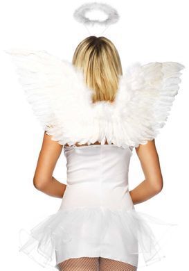 Набір аксесуарів &laquo;Ангел&raquo; Leg Avenue Angel Accessory Kit, крильця з пір&rsquo;я, німб SO7945 фото Купити Набір аксесуарів &laquo;Ангел&raquo; Leg Avenue Angel Accessory Kit, крильця з пір&rsquo;я, німб  Leg Avenue (США) 1 283 грн