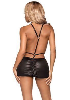 Сукня з відкритими грудьми Leg Avenue Wet look open cup mini dress One size Black SO8587 фото Купити Сукня з відкритими грудьми Leg Avenue Wet look open cup mini dress One size Black  Leg Avenue (США) 1 293 грн