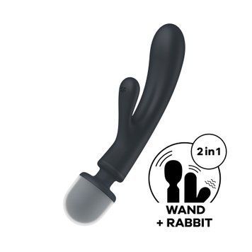 Вібратор-кролик з вібромасажером Satisfyer Triple Lover Grey, 3 мотори SO8789 фото Купити Вібратор-кролик з вібромасажером Satisfyer Triple Lover Grey, 3 мотори  Satisfyer (Німеччина) 2 540 грн