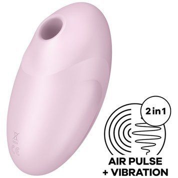 Вакуумний стимулятор з вібрацією Satisfyer Vulva Lover 3 Pink SO7782 фото Купити Вакуумний стимулятор з вібрацією Satisfyer Vulva Lover 3 Pink  Satisfyer (Німеччина) 1 588 грн