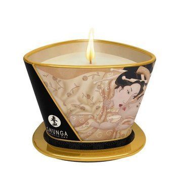 Массажная свеча Shunga Massage Candle - Vanilla Fetish (170 мл) с афродизиаками SO2511 фото Купить   Shunga (Канада) 923 грн