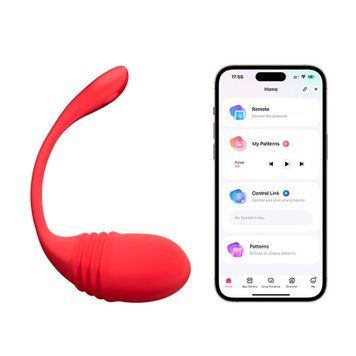 Смарт-виброяйцо с пульсацией Lovense Vulse (Thrusting Egg Vibrator), имитация фрикций Lovense  &mdash; фото