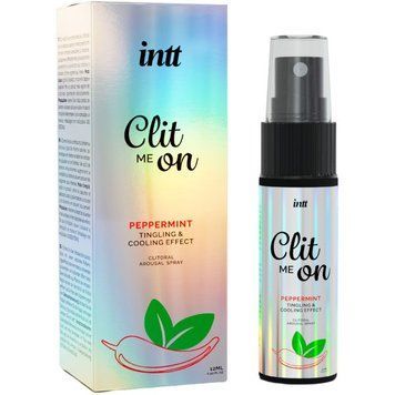 Возбуждающий спрей для клитора Intt Clit Me On Peppermint Cooling Effect 12мл охлаждающий эффект SO8392 фото Купить   Intt (Бразилія-Португалія) 600 грн