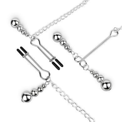 Зажимы для сосков и клитора Bedroom Fantasies: Nipple and Clitoris Clamps - Silver SX2208 фото Купить   Bedroom Fantasies  1 099 грн