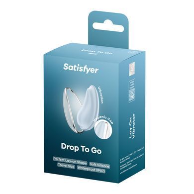 Вібратор Satisfyer Drop To Go Blue Satisfyer  &mdash; фото
