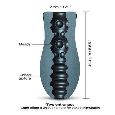 Мастурбатор Dorcel Sili-Cup Dual Sensation SX2565 фото Купити Мастурбатор Dorcel Sili-Cup Dual Sensation  Dorcel (Франція) 1 986 грн