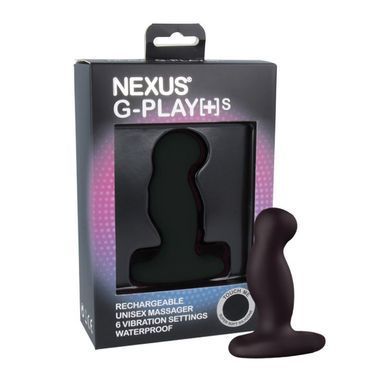 Вибромассажер простаты Nexus G-Play Plus S Black, макс. диаметр 2,3 см, перезаряжаемый GPS001 фото Купить   Nexus (Великобританія) 1 274 грн