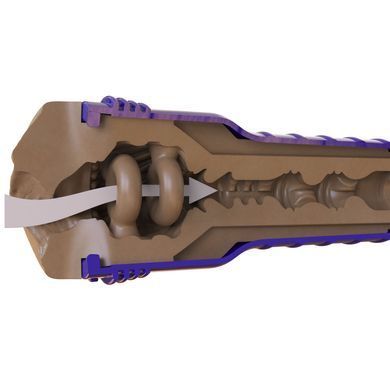 Мастурбатор-вагина Fleshlight Boost Bang Medium Dark Flesh, плавающие кольца Turbo Tech SX1315 фото Купить   Fleshlight (США) 4 286 грн