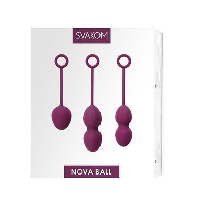 Набор вагинальных шариков со смещенным центром тяжести Svakom Nova Violet SO4831 фото Купить   Svakom (США) 1 755 грн