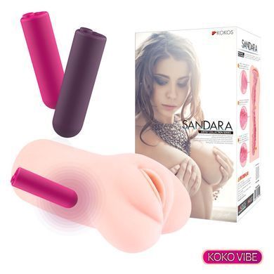 Мастурбатор-вагина двухслойный Kokos Sandara Vibe SX1418 фото Купить   Kokos (Південна Корея) 2 494 грн