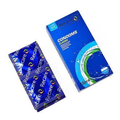 Презервативи Recare Classic Condoms 12 шт, класичні SX3327 фото Купити Презервативи Recare Classic Condoms 12 шт, класичні  Recare (Китай) 109 грн