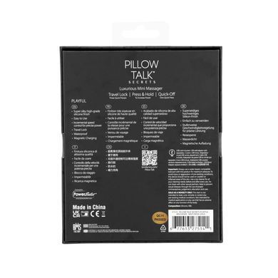 Кліторальний вібратор Pillow Talk Secrets - Playful - Clitoral Vibrator, гнучкі "вушка" SO8245 фото Купити Кліторальний вібратор Pillow Talk Secrets - Playful - Clitoral Vibrator, гнучкі "вушка"  Pillow Talk (Канада) 1 570 грн