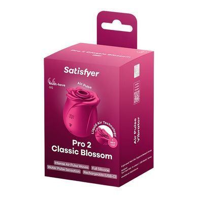 Вакуумный клиторальный стимулятор Satisfyer Pro 2 Classic Blossom, технология Liquid Air SO8775 фото Купить Вакуумный клиторальный стимулятор Satisfyer Pro 2 Classic Blossom, технология Liquid Air  Satisfyer  1 031 грн