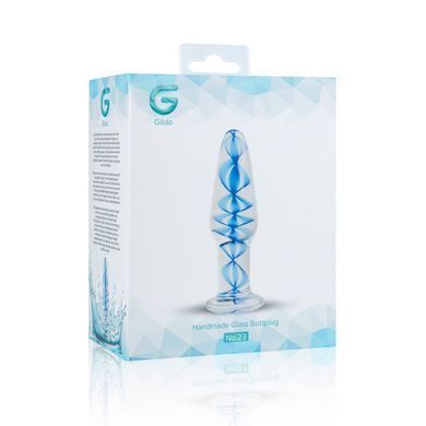 Скляна анальна пробка з внутрішньою спіраллю Gildo Glass Buttplug No. 23 SO4417 фото Купити Скляна анальна пробка з внутрішньою спіраллю Gildo Glass Buttplug No. 23  Gildo (Нідерланди) 1 320 грн