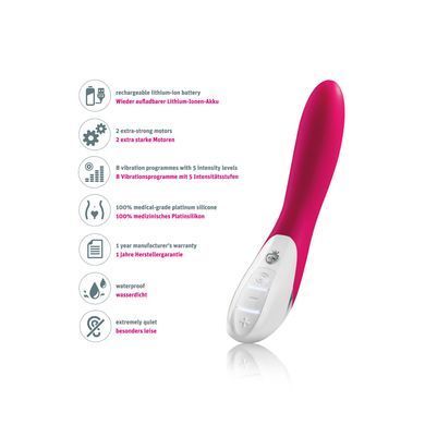 Вібратор Mystim Elegant Eric Pink SX3183 фото Купити Вібратор Mystim Elegant Eric Pink  Mystim (Німеччина) 4 249 грн