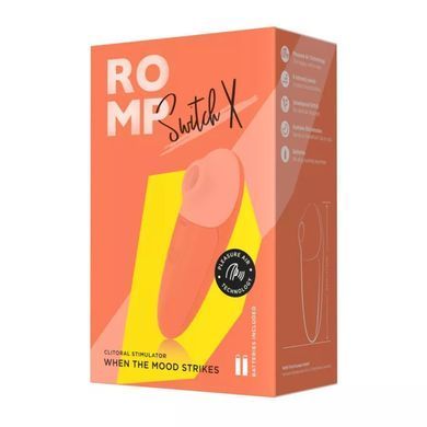 Вакуумный стимулятор клитора ROMP Switch X, оранжевый Romp  &mdash; фото