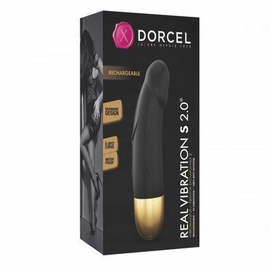 Вібратор Dorcel Real Vibration S Gold 2.0, діаметр 3,7см, перезаряджуваний, для точки G SO3565 фото Купити Вібратор Dorcel Real Vibration S Magenta 2.0, діаметр 3,7см, перезаряджається, для точки G  Dorcel (Франція) 2 115 грн