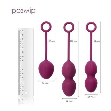 Набор вагинальных шариков со смещенным центром тяжести Svakom Nova Violet SO4831 фото Купить   Svakom (США) 1 755 грн