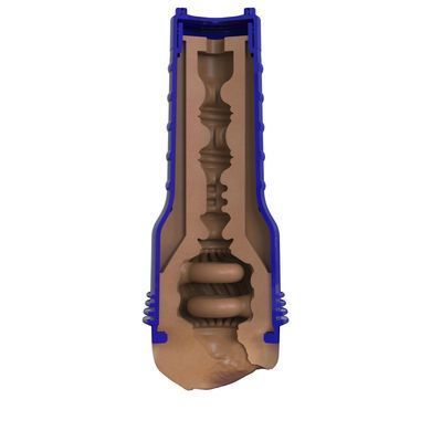 Мастурбатор-вагина Fleshlight Boost Bang Medium Dark Flesh, плавающие кольца Turbo Tech SX1315 фото Купить   Fleshlight (США) 4 286 грн
