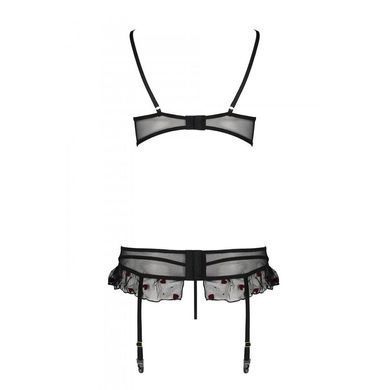 Сексуальний комплект з поясом для панчіх Passion LOVELIA SET L/XL, black SO4777 фото Купити Сексуальний комплект з поясом для панчіх Passion LOVELIA SET L/XL, black  Passion (Польща) 2 651 грн