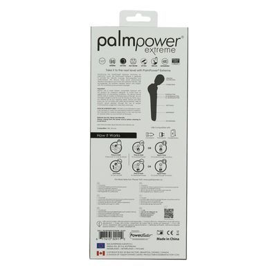 Потужний вібромасажер PalmPower Extreme - Black, 7 режимів, гнучка головка, перезаряджуваний SO3477 фото Купити Потужний вібромасажер PalmPower Extreme - Black, 7 режимів, гнучка головка, перезаряджуваний  PalmPower (Канада) 4 836 грн