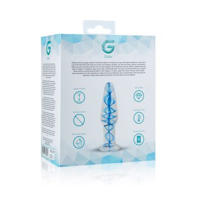 Скляна анальна пробка з внутрішньою спіраллю Gildo Glass Buttplug No. 23 SO4417 фото Купити Скляна анальна пробка з внутрішньою спіраллю Gildo Glass Buttplug No. 23  Gildo (Нідерланди) 1 320 грн