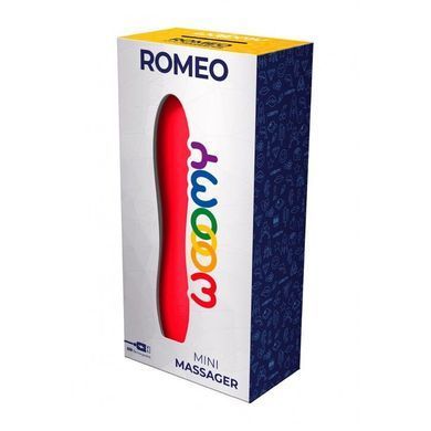 Мінівібратор Wooomy Romeo, дуже потужний, 10 режимів роботи SO7406 фото Купити Мінівібратор Wooomy Romeo, дуже потужний, 10 режимів роботи  Wooomy (Іспанія) 1 468 грн