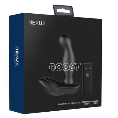 Вибромассажер простаты Nexus Boost с надувной головкой, пульт ДУ SO6232 фото Купить   Nexus (Великобританія) 5 709 грн