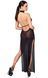 Платье Noir Handmade F372 Onyx Twin-slit Long dress XS SX4108 фото 3