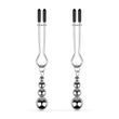 Затискачі для сосків Bedroom Fantasies: Nipple Clamps with Beaded Chain - Silver