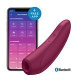 Вакуумний кліторальний стимулятор Satisfyer Curvy 1+ Rose Red з керуванням через інтернет SO3780 фото Купити Вакуумний кліторальний стимулятор Satisfyer Curvy 1+ Rose Red з керуванням через інтернет  Satisfyer  1 908 грн