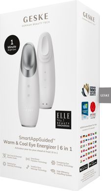 Енерджайзер для очей GESKE Warm&Cool Eye Energizer 6в1 white HB0117 фото Купити Енерджайзер для очей GESKE Warm&Cool Eye Energizer 6в1 white  GESKE 2 559 грн