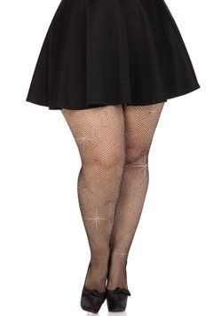 Колготки Leg Avenue Rhinestone micro net tights Plus size Black, дрібна сітка, стрази SX1729 фото Купити Колготки Leg Avenue Rhinestone micro net tights Plus size Black, дрібна сітка, стрази  Leg Avenue (США) 951 грн