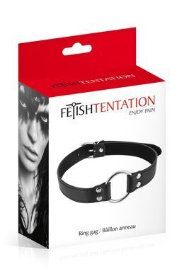 Кляп с кольцом Fetish Tentation Ring Gag SO4039 фото Купить   Fetish Tentation (Франція) 406 грн