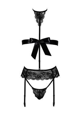 Комплект Kissable Bondage Kiss Set Black S/M SX1962 фото Купити Комплект Kissable Bondage Kiss Set Black S/M  Noir Handmade (Польща) 1 662 грн
