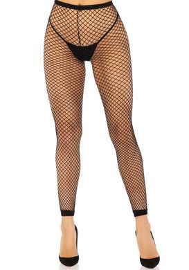 Колготки без стопы Leg Avenue Industrial Net footless tights, One Size, черные, в сетку SX1053 фото Купить   Leg Avenue (США) 369 грн