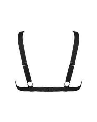 Мереживний бюстгальтер із трикутною чашкою Obsessive Estiqua bra XS/S, чорний, широкі лямки SO7258 фото Купити Мереживний бюстгальтер із трикутною чашкою Obsessive Estiqua bra XS/S, чорний, широкі лямки  Obsessive (Польща) 738 грн