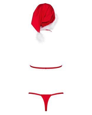Новорічний комплект Obsessive Santastic 3-pcs set S/M SO9080 фото Купити Новорічний комплект Obsessive Santastic 3-pcs set S/M  Obsessive (Польща) 775 грн